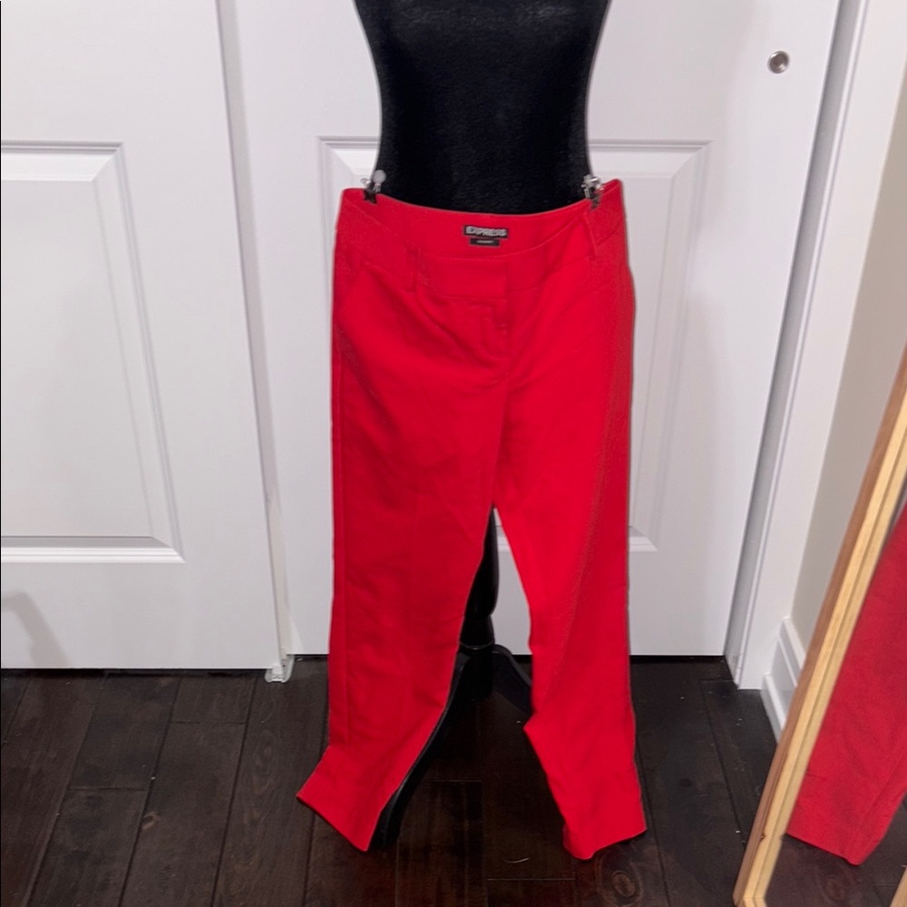 Express Red Pants